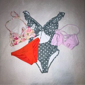Swimsuit bikini one piece bundle